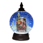 Lighted Spinning Water Globe - Santa in his Sleigh
