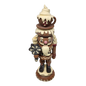 Gingerbread Nutcracker Figurine - Hot Cocoa