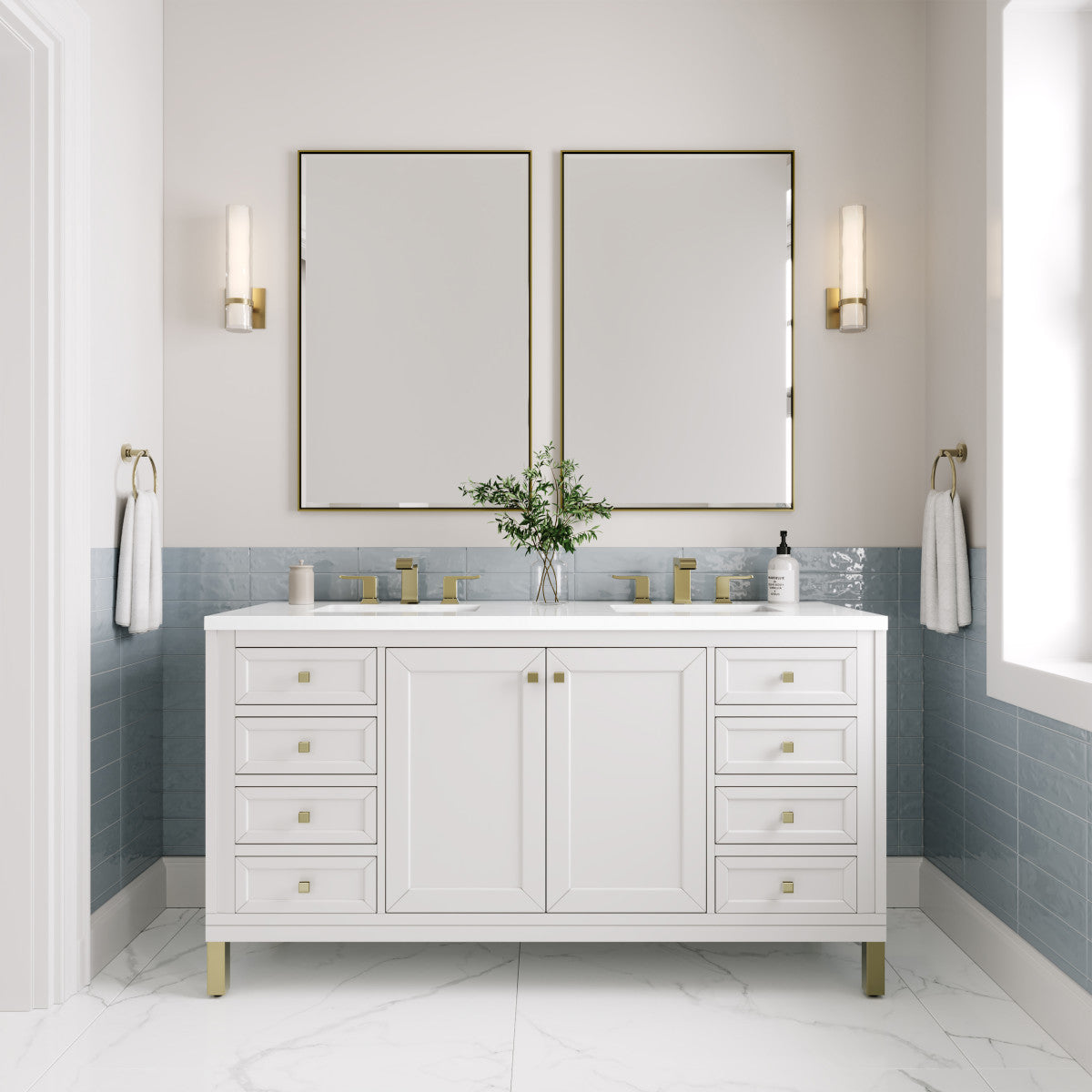 Chicago 60" Double Vanity