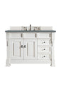 Brookfield 48" Single Vanity Cabinet, Bright White