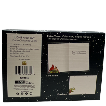 Light and Joy Petite Christmas Cards