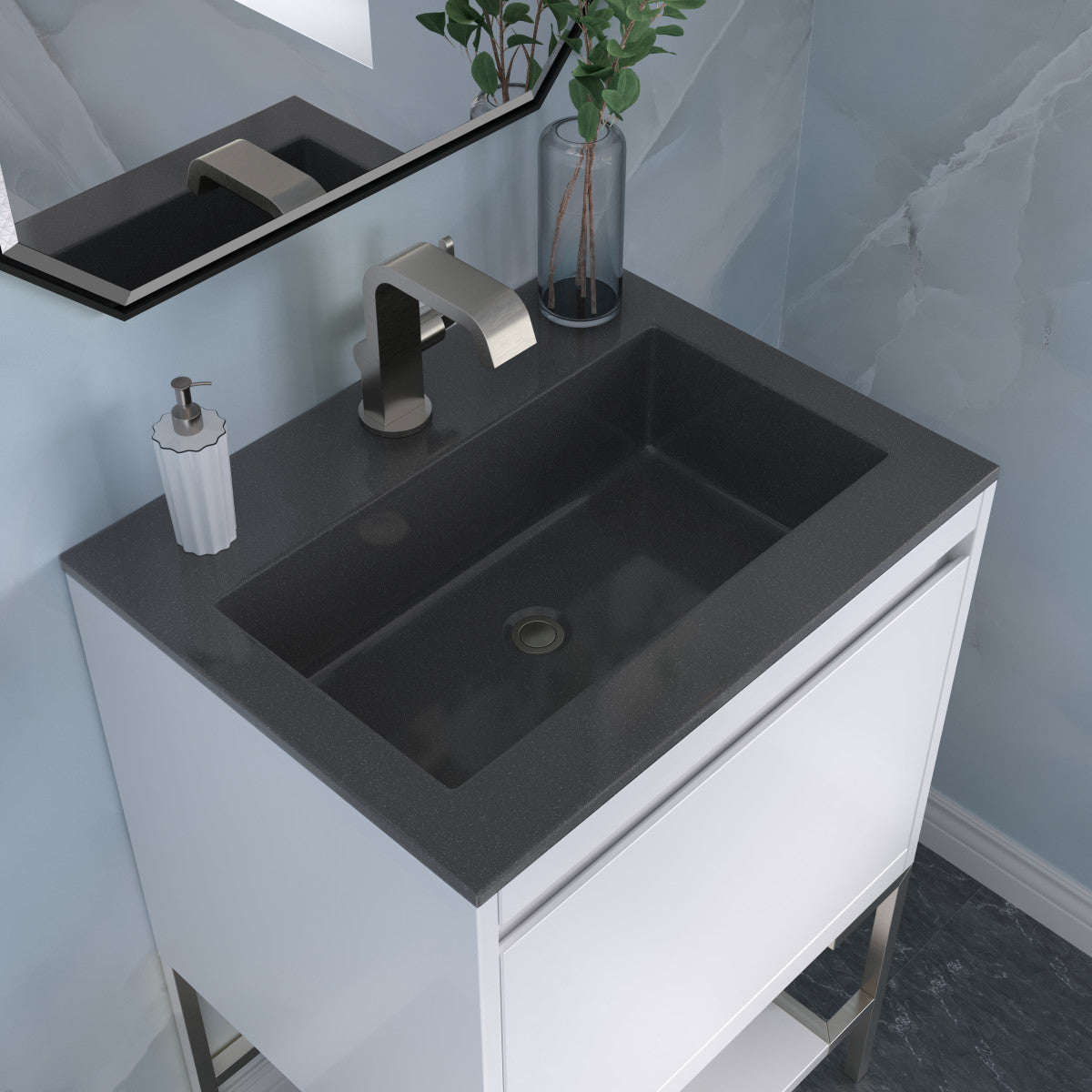 Mantova 23.6" Single Vanity Cabinet