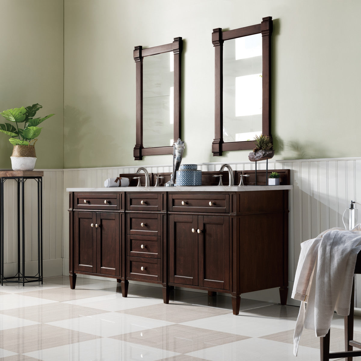 Brittany 72" Double Vanity Cabinet