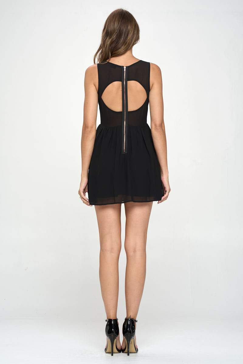 Faux Leather Cut-Out Mini Dress | Apparel | Kitchen + Metal