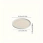 Luxurious Round Ceramic Dinner Plates for Gourmet Dining