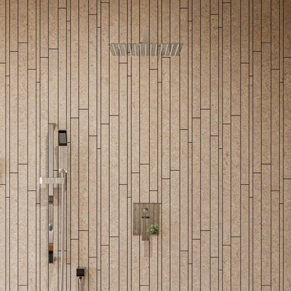 ALFI brand AB7606 Square Sliding Rail Hand Shower Set