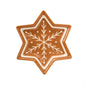 7" Ceramic Gingerbread Star Plate