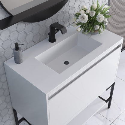 Mantova 35.4" Single Vanity Cabinet