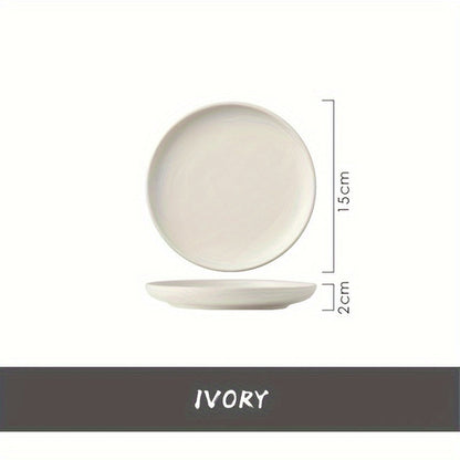 Nordic Style Ceramic Plate for Dining and Decor