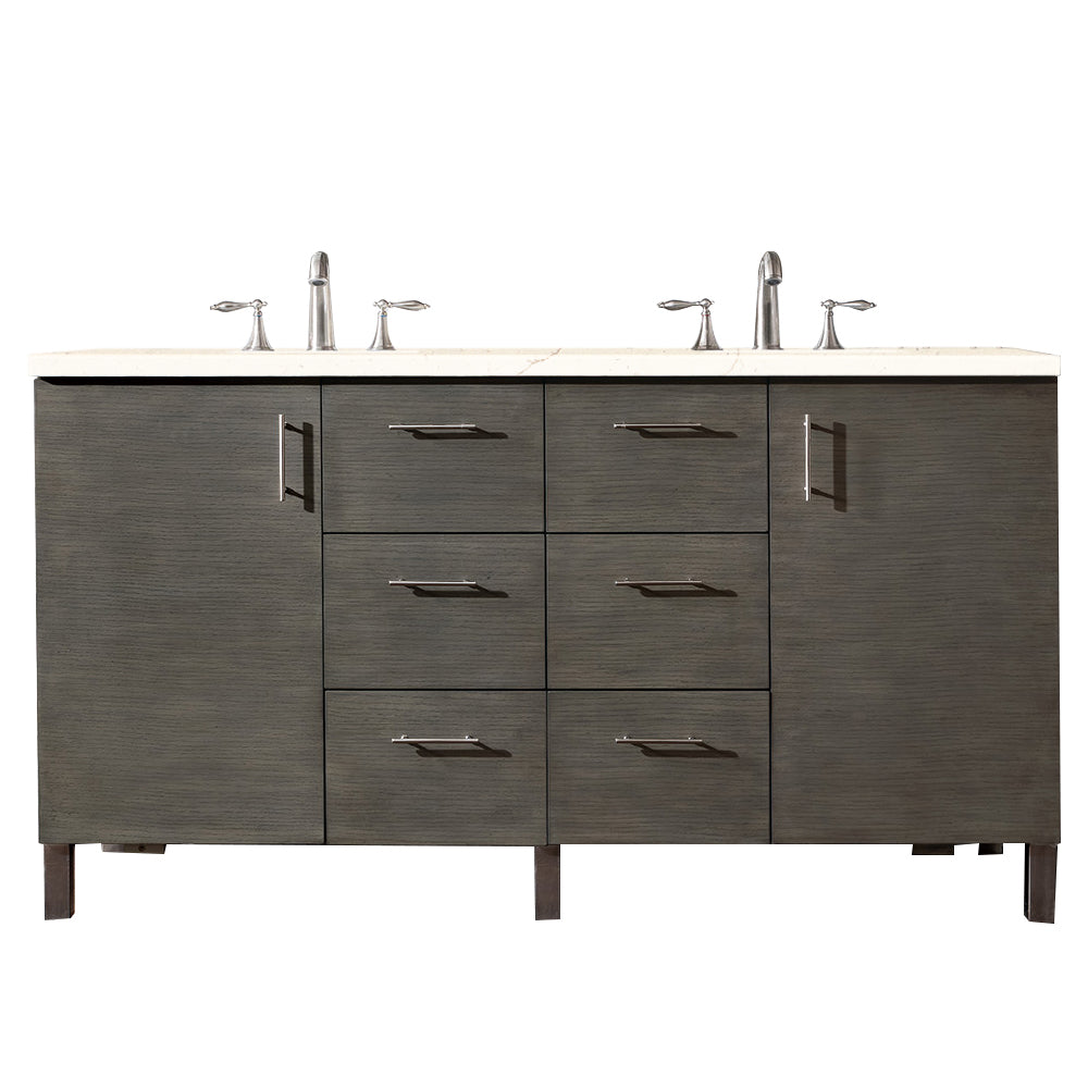 Metropolitan 60" Double Vanity Cabinet
