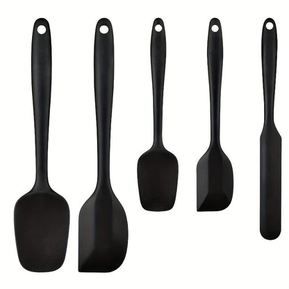 6Piece HeatResistant Silicone Spatula  Baking Tool Set