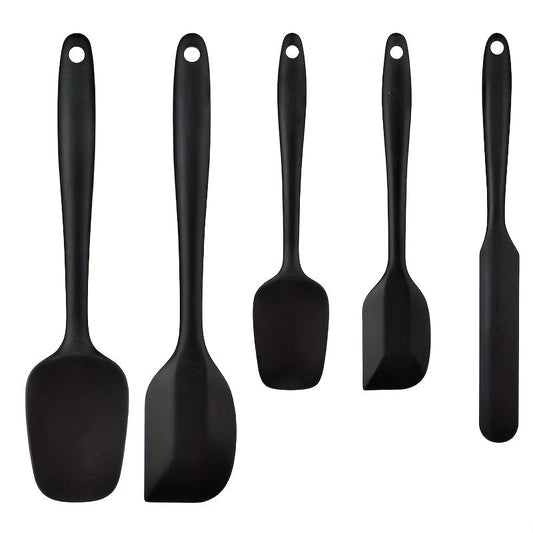 6Piece HeatResistant Silicone Spatula  Baking Tool Set
