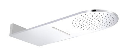 ALFI brand RAIN10RW 10" Wall-Mounted Square Waterfall Rain Shower Head