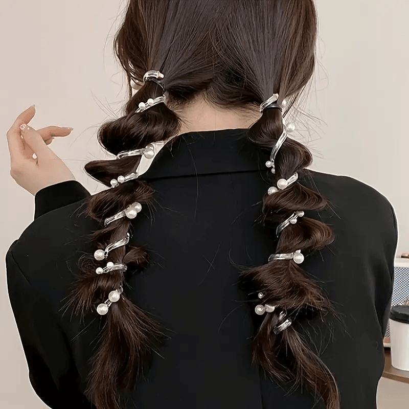 Dreamy Spiral Hair Ties – No Crease, No Breakage, Just Comfort!