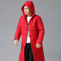 Ethnic Style Cotton Linen Hooded Thick Jacket