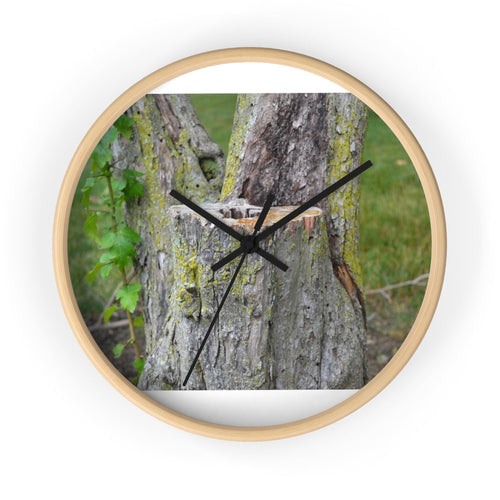 Tree Stump Wall clock