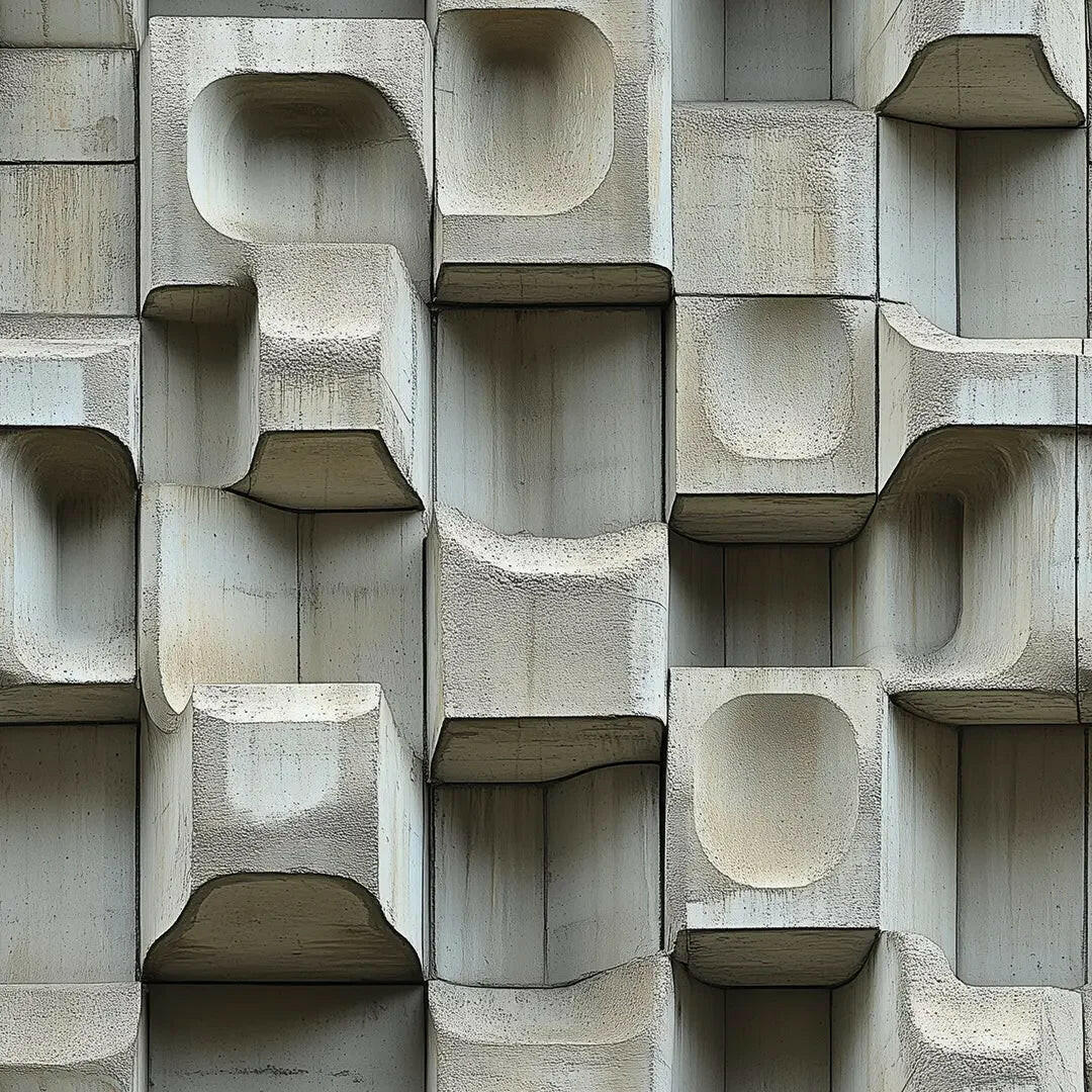 Brutalist Concrete Forms