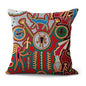 Mexican Style Cotton And Linen Pillowcase