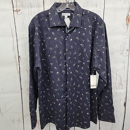 Bar III Men's Size L Blue MENS Button Down Shirt