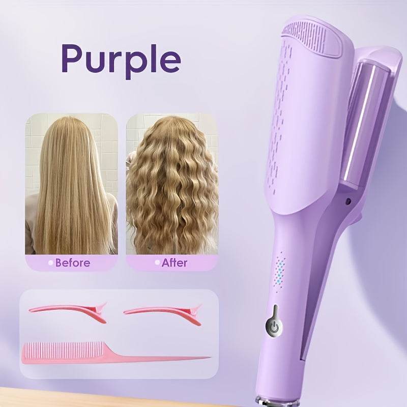 32mm Wave Curling Iron, Deep Waves, Long-Lasting Curls