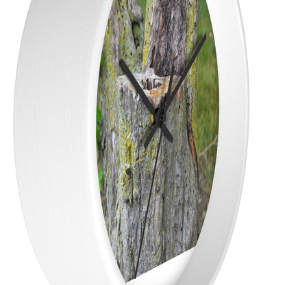 Tree Stump Wall clock
