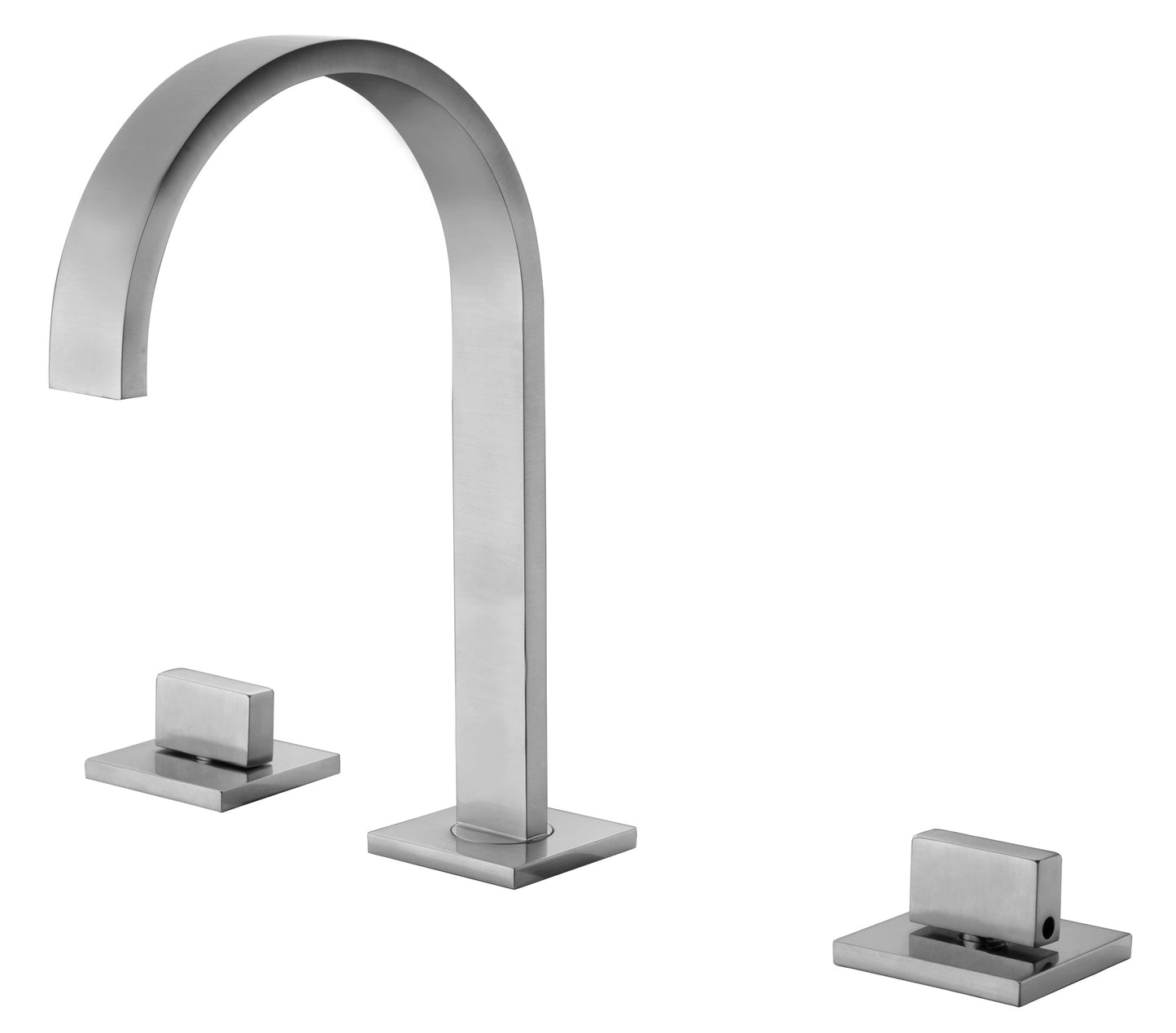 ALFI brand AB1336 Gooseneck Widespread Bathroom Faucet