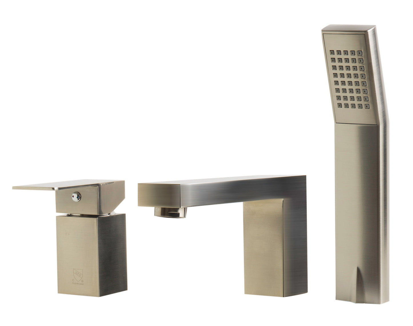 ALFI brand AB2322 3 Hole Deck Mounted Tub Filler with Hand Held