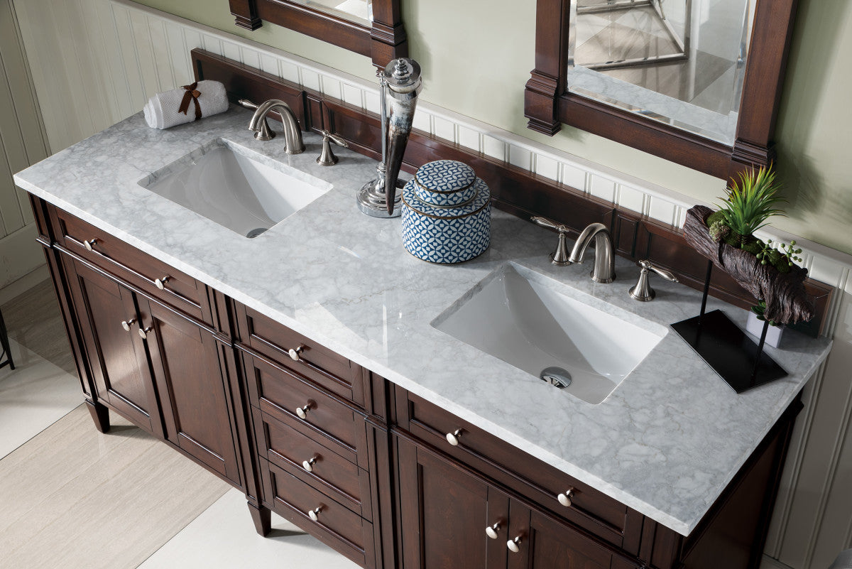 Brittany 72" Double Vanity Cabinet