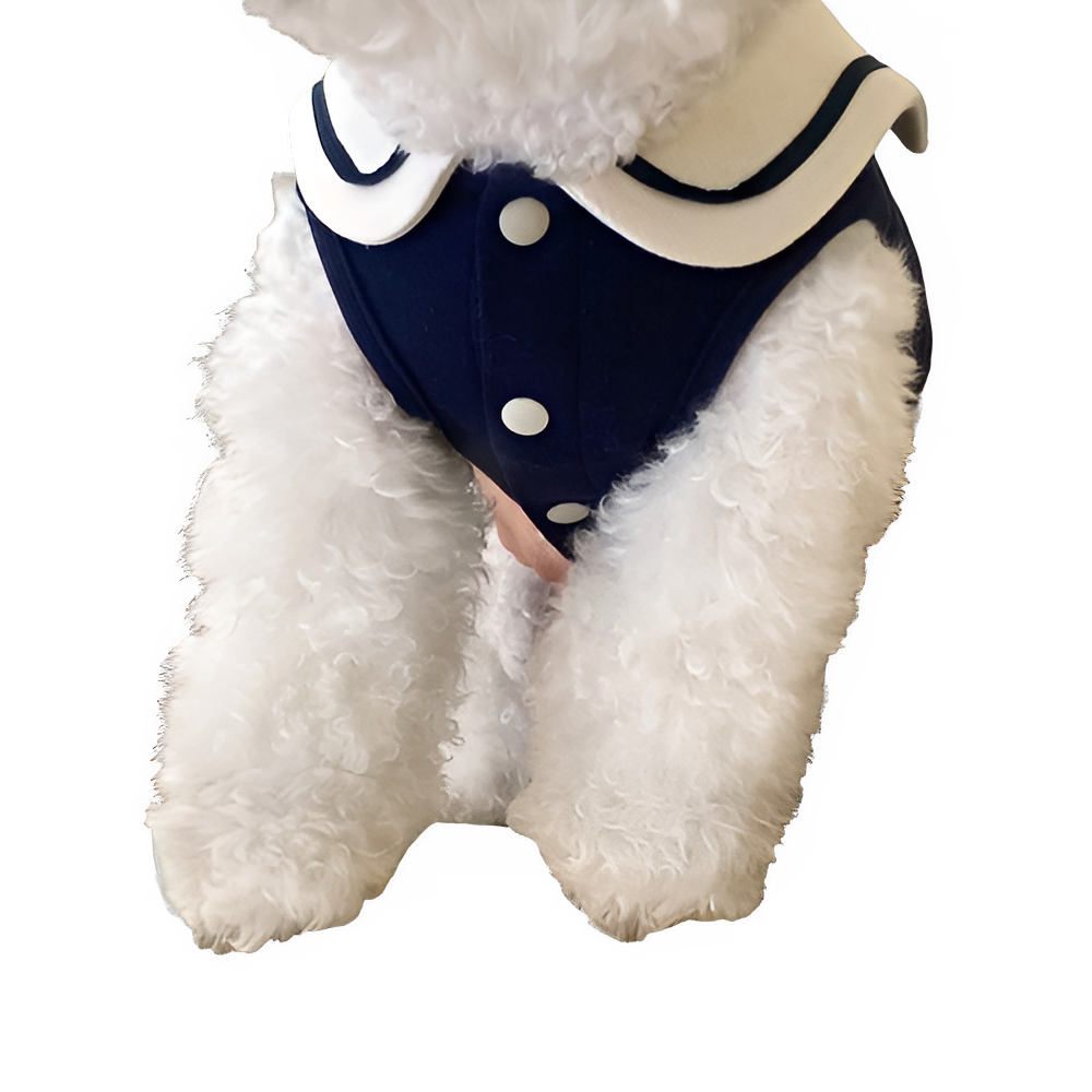 Polo Shirt for Dogs Puppy Clothes Stripe Dog Sweatshirt Dog Vest for Small and Medium Dogs T-Shirt Dog Costume Soft
