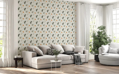 Calm Contours Earthy Abstract