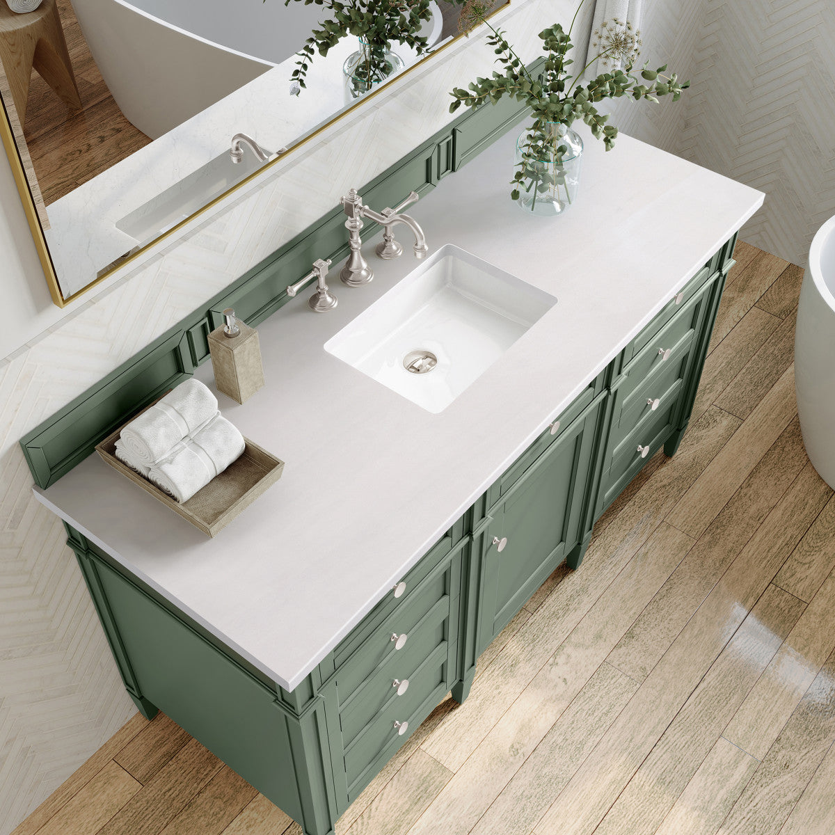 Brittany 60" Single Vanity Cabinet