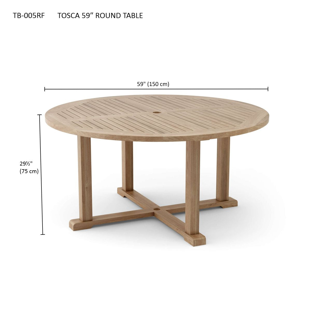 Tosca 59" Round Table