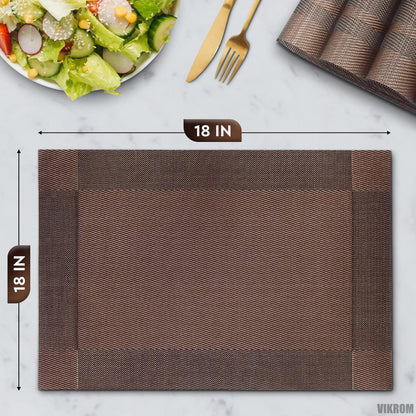 Placemats for Dining Table Set of 8 Table Mats Washable Placemats |