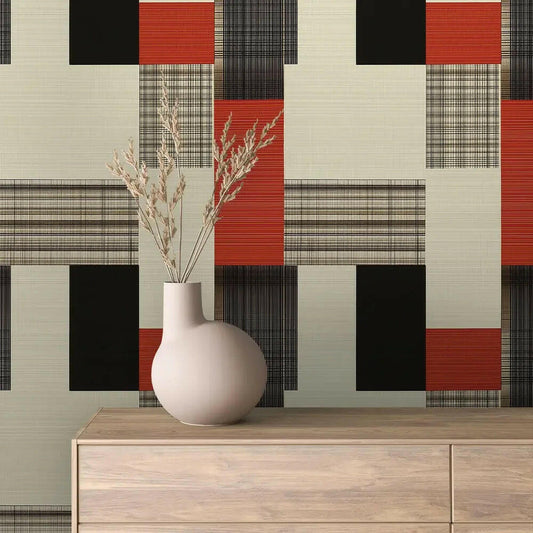 Modernist Gridwork Canvas