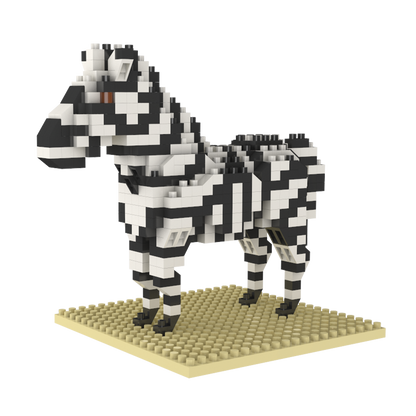 Mini Building Blocks -  Zebra