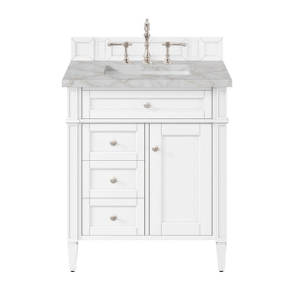 Brittany 30" Single Vanity in Bright White