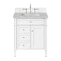 Brittany 30" Single Vanity in Bright White