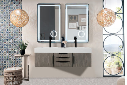 Columbia 59" Double Wall Mount Vanity Cabinet