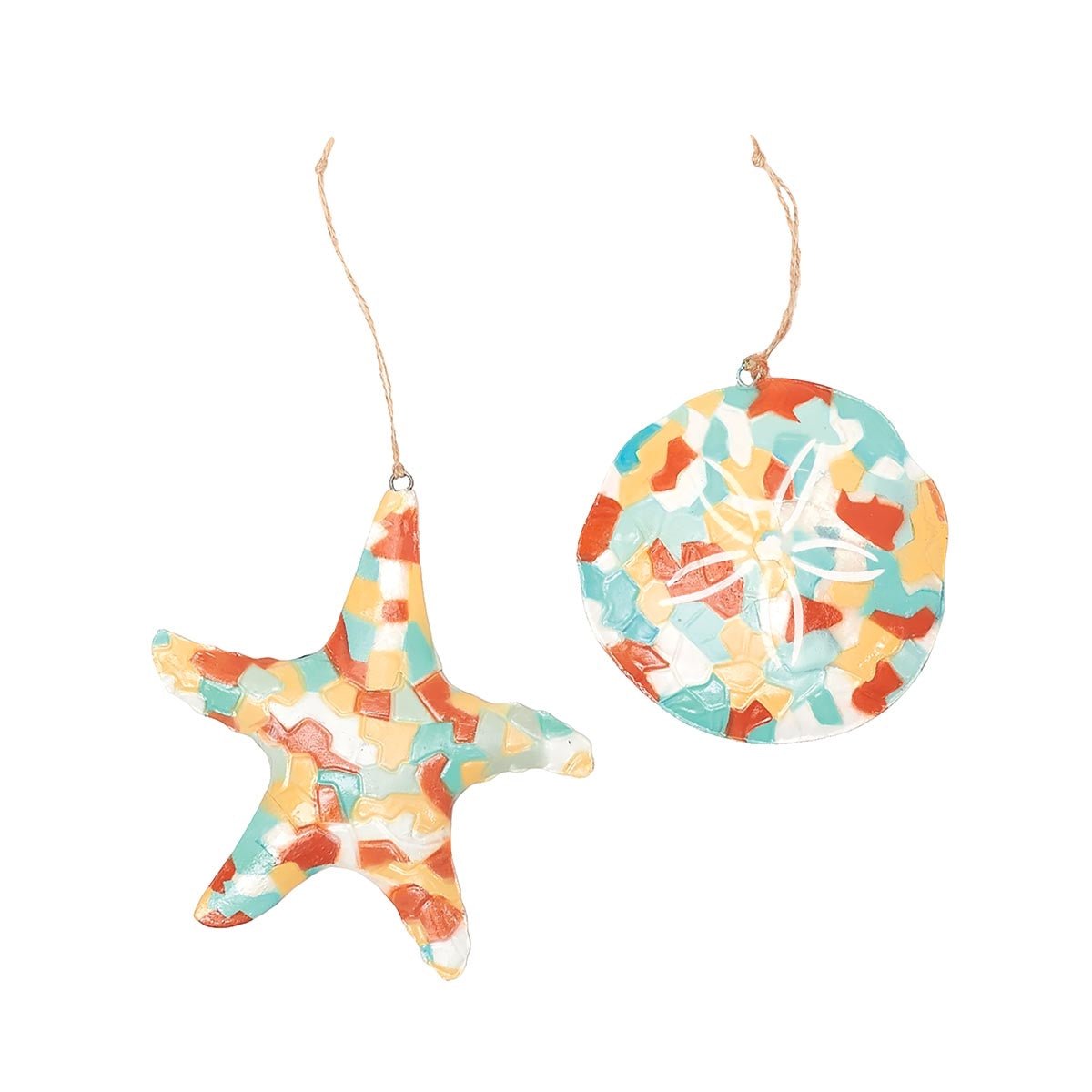 Calicos Shell Ornament - Starfish or Sand Dollar