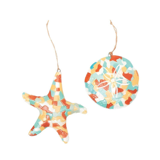 Calicos Shell Ornament - Starfish or Sand Dollar