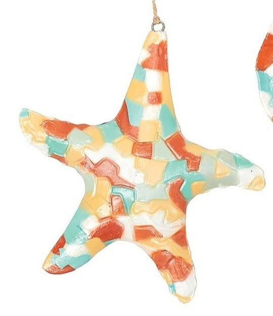 Calicos Shell Ornament - Starfish or Sand Dollar