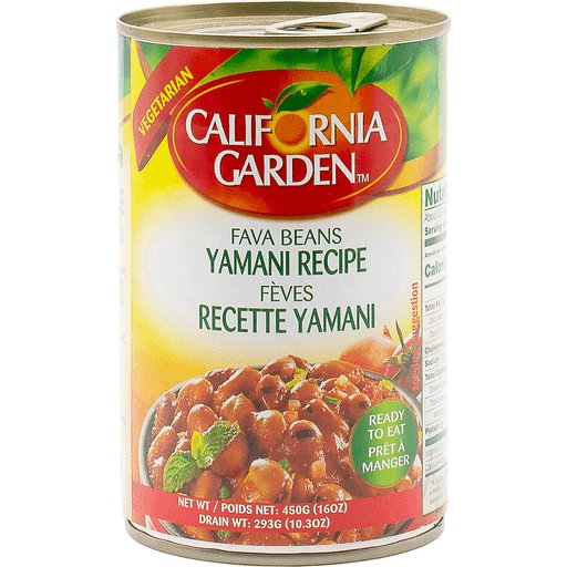 California Garden Fava Beans Yamani Recipe 16oz
