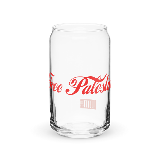 Free Palestine Can-shaped Glass - 2 Options