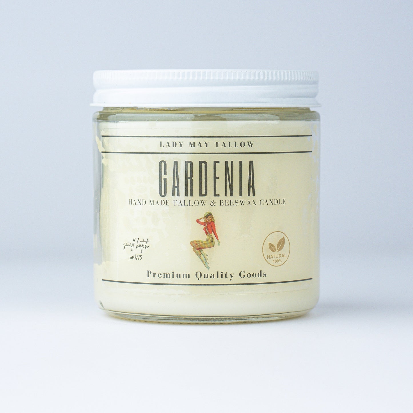 Gardenia Tallow & Beeswax Candle
