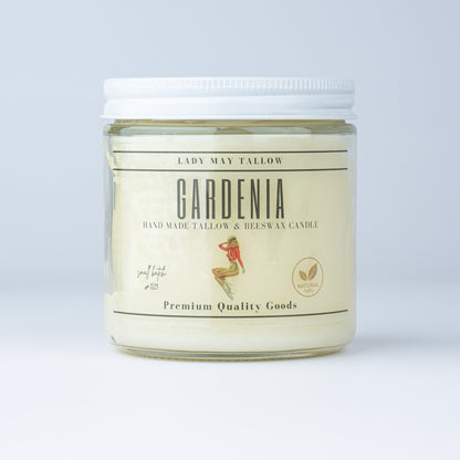 Gardenia Tallow & Beeswax Candle