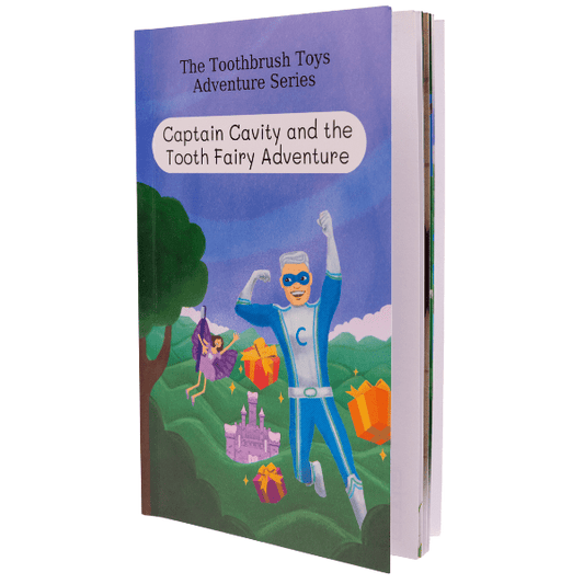 Captain Cavity and the Tooth Fairy Adventure Book by Toothbrush Toys