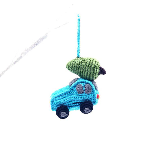 Car with Tree Ornament