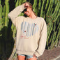 Love Is All Around, Winter Forest, Cardinal, Heart, Sweatshirt, Valentine's Day