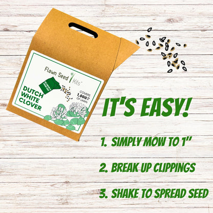 Dutch White Clover Eco-Friendly Seeding Kit