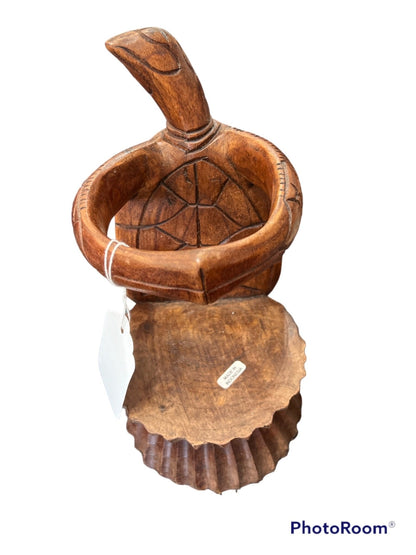 Carved Wine Bottle Holders- 2 Styles, Octopus, Sea Turtle